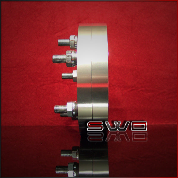 Set of 4 - 4 Lug to 5 Lug Wheel Adapter - 4x100 and 4x4.5 to 5x4.5 - 1.5