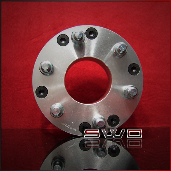 5 Lug to 6 Lug Wheel Adapter - 5x4.75 and 5x5 to 6x5.5 - 2