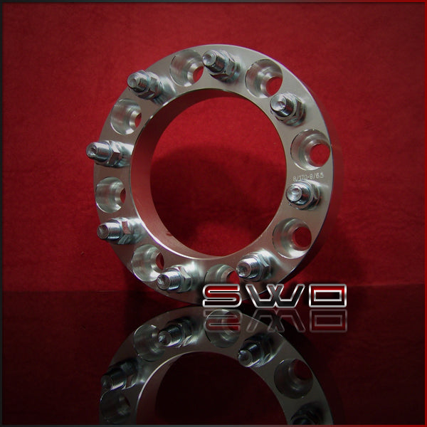 8 Lug Wheel Adapter GM Dually Hub and Wheel Centric 8x210 to 8x210 - 2