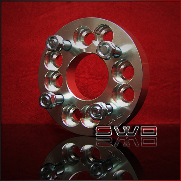 Set of 4 - 4 Lug Wheel Adapters - 4x100 and 4x110 to 4x100 - 1